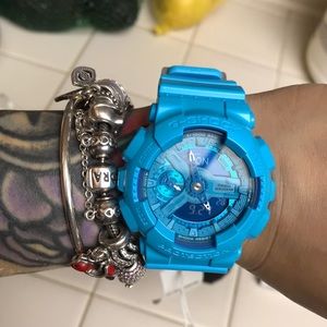 G-SHOCK ice blue watch